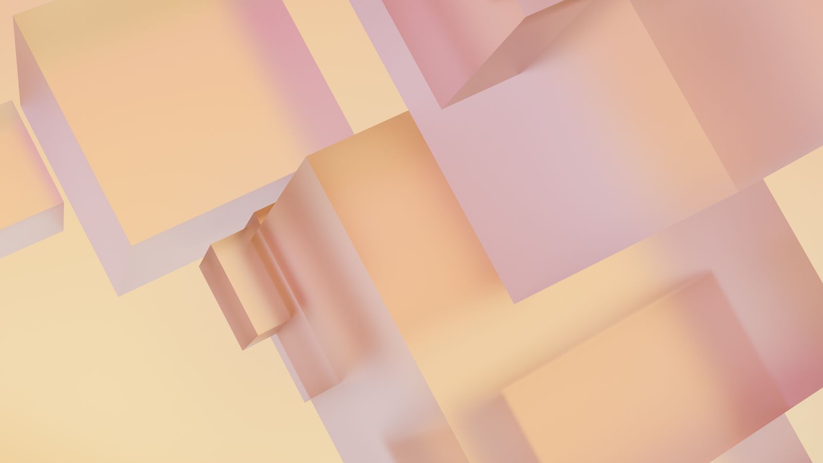 Minimalist pastel shapes on a bathroom counter, geometric composition